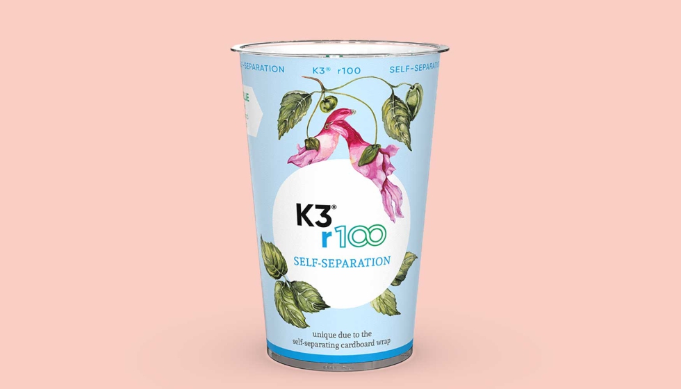 Sistema K3 r100 con tecnolog�a de auto-separaci�n, que facilita la correcta clasificaci�n de materiales durante el reciclaje...
