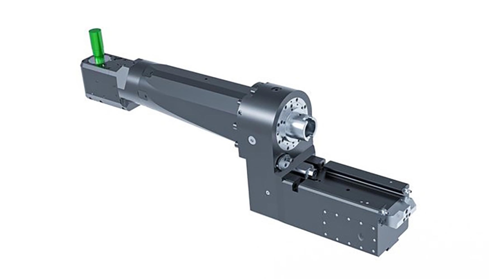 Cabezal angular basado en interfaz HSK-A32 con sistema de sujeci�n hidr�ulico integrado en la unidad a 90�