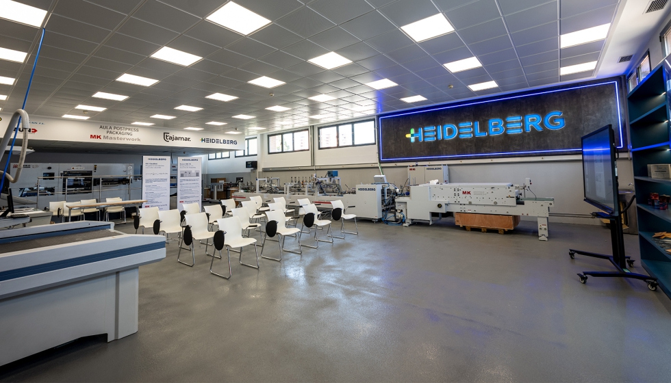 El 14 de abril se inaugur� el aula de postpress packaging Heidelberg y los nuevos cursos de especializaci�n en Tajamar