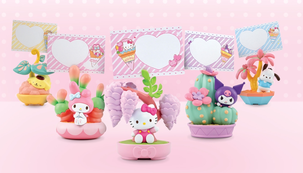 Mini Botanics Memo Stand Seies Hello Kitty & Friends