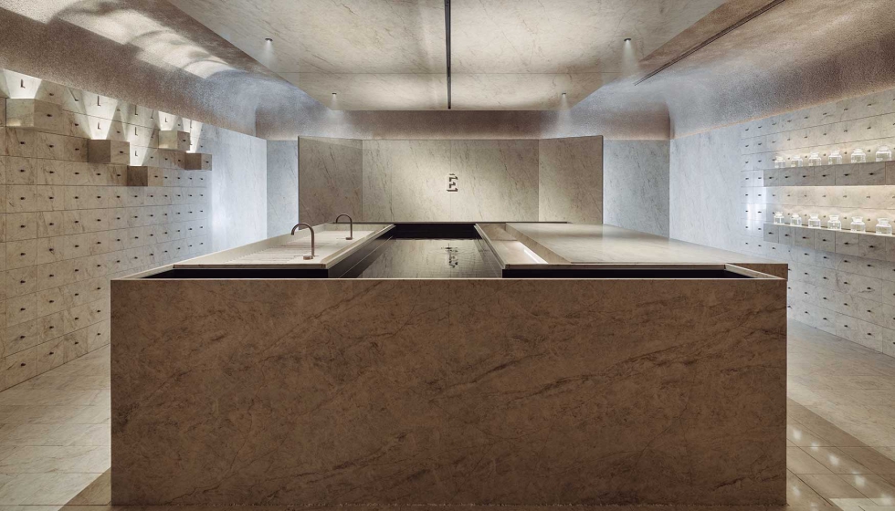 �Manantial� es la experiencia sensorial proyectada por Summumstudio para Cosentino. Foto: Nacho Uribesalazar