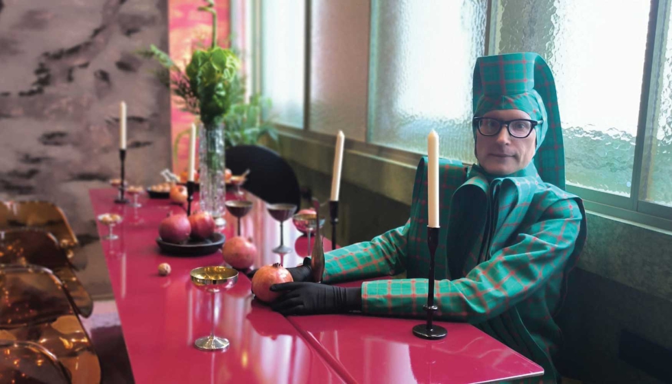 La propuesta de Intro by Chak incorporaba una performance en el espacio