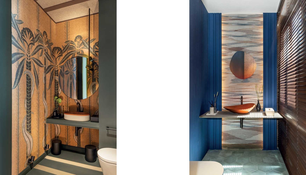 Los dos atrevidos ba�os p�blicos de esta instalaci�n