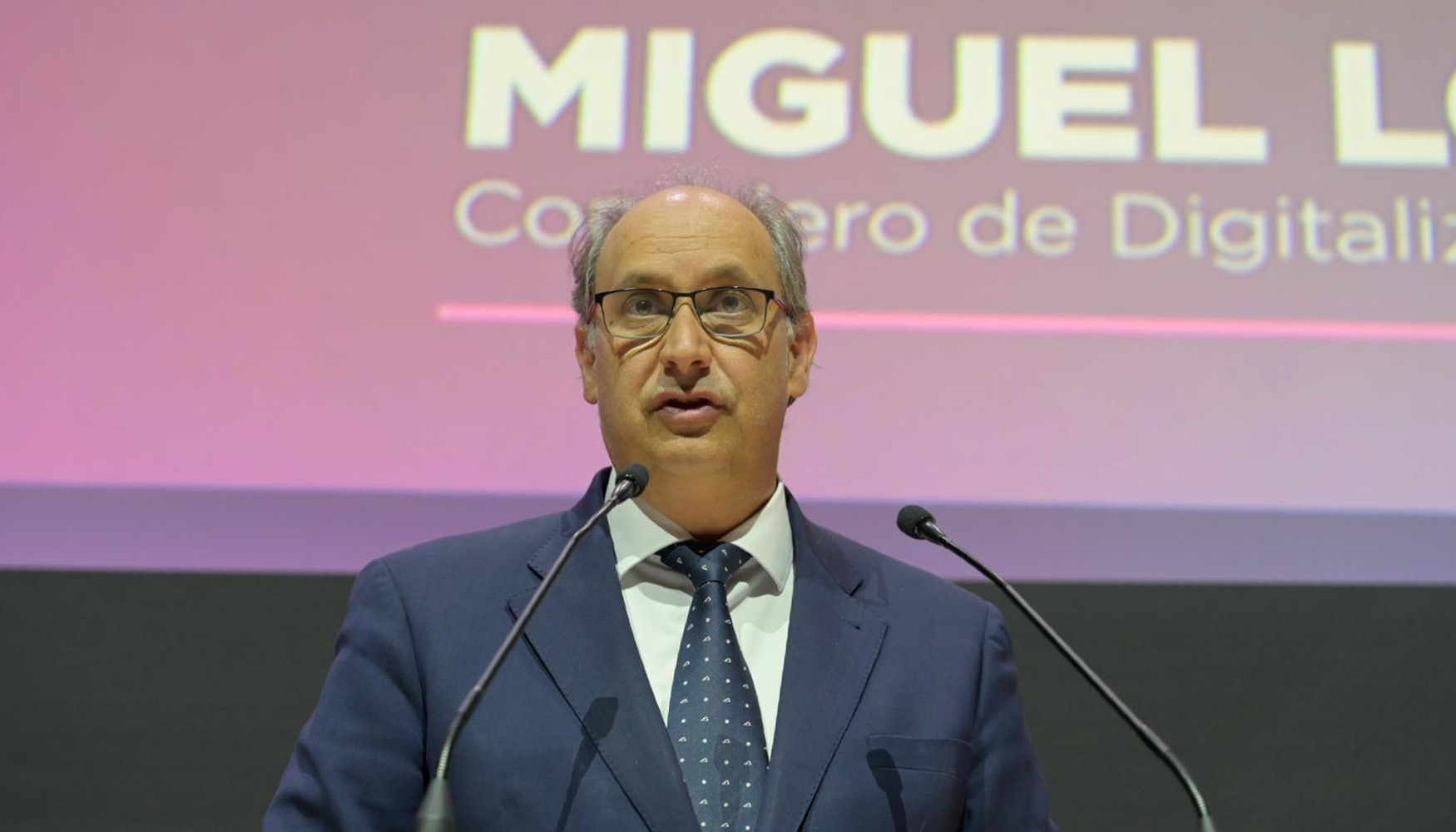 El Consejero de Digitalizaci�n de la Comunidad de Madrid, Miguel L�pez-Valverde, en el cierre de la jornada