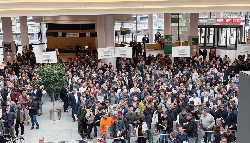 Fensterbau Frontale recibi� una muy alta afluencia de p�blico ya desde la apertura de puertas el primer d�a