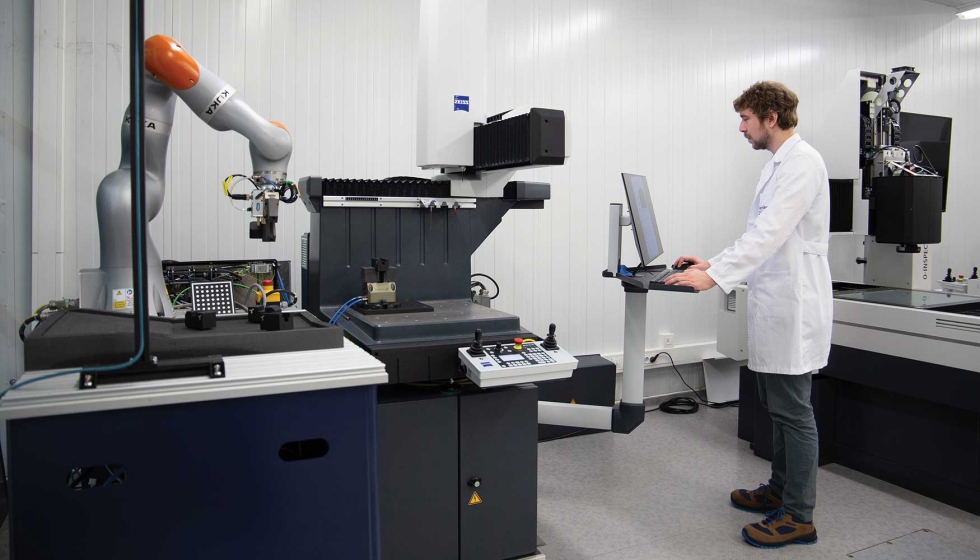 Este sistema de Tekniker representa un paso significativo hacia la implantaci�n de c�lulas de metrolog�a en proceso totalmente automatizadas...