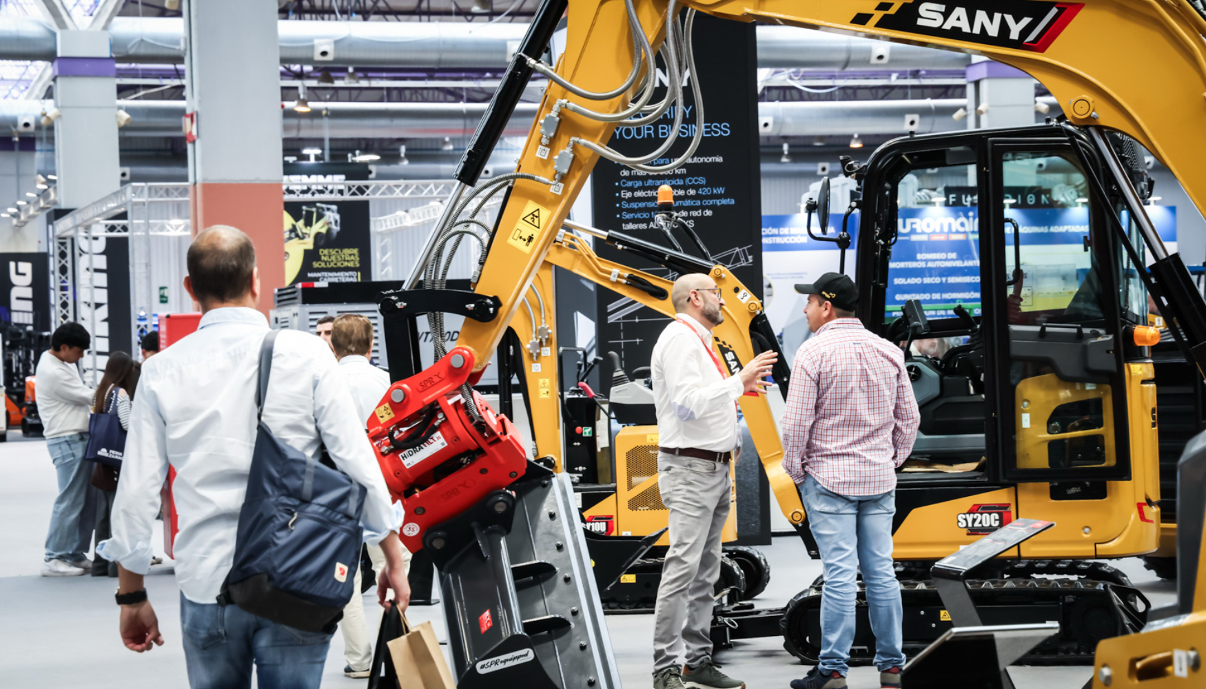Los asistentes a Smopyc pueden ver algunas de las �ltimas innovaciones en el sector de la maquinaria