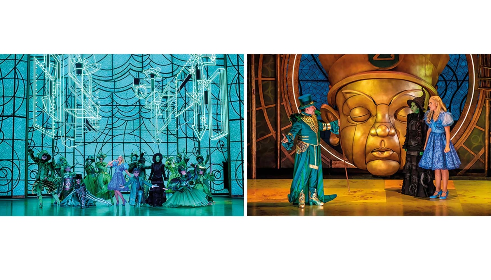 Detalle de las escenas en verde de Ciudad Esmeralda