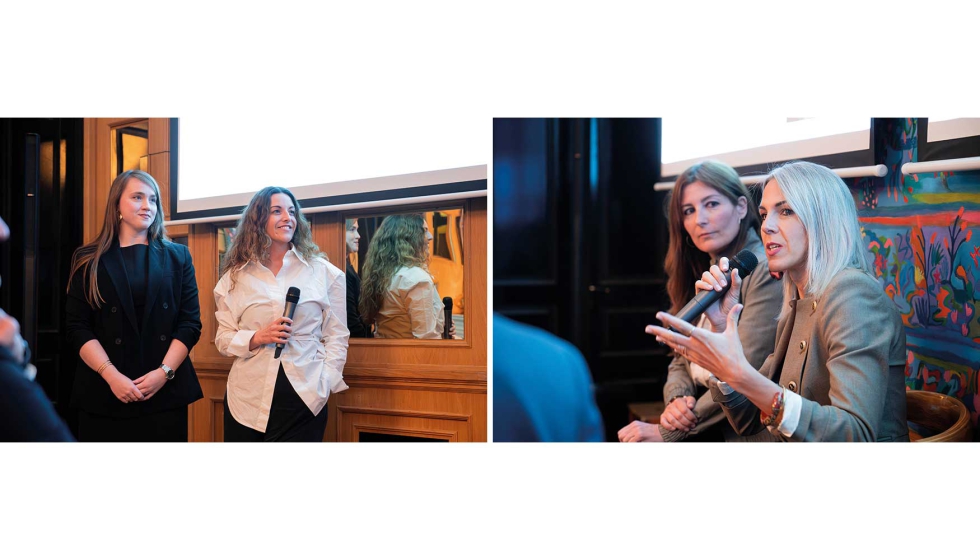 A la izquierda, el t�ndem formado por HBA (Marta Palazuelo) y Barcel� Hotel Group (Laura Barr�s); y a la derecha...