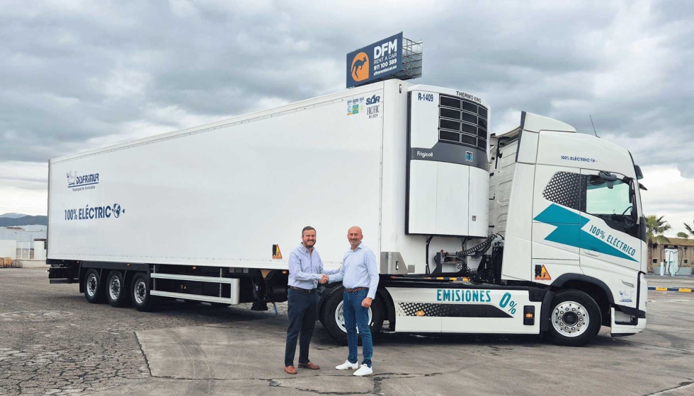 Thermo King & Disfrimur: Remolque frigor�fico equipado con el sistema Thermo King AxlePower para transporte con temperatura controlada...