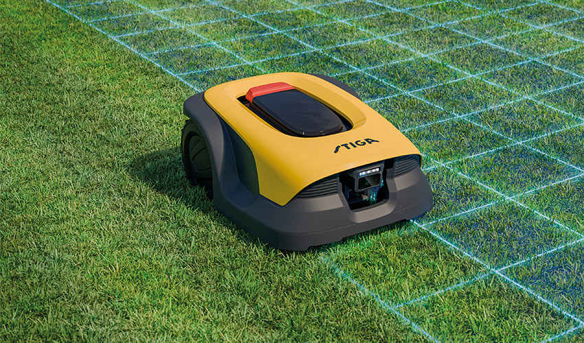 Un robot cortac�sped aut�nomo trabaja de forma precisa mientras evita obst�culos gracias a la inteligencia artificial