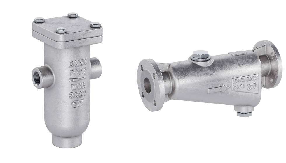 Nuevo Separador de Gota con roscas y nuevo Separador de Gota con bridas