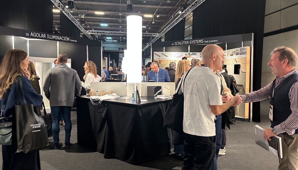 El espacio expositivo de A@W permite visualizar las novedades m�s remercables de las marcas participantes