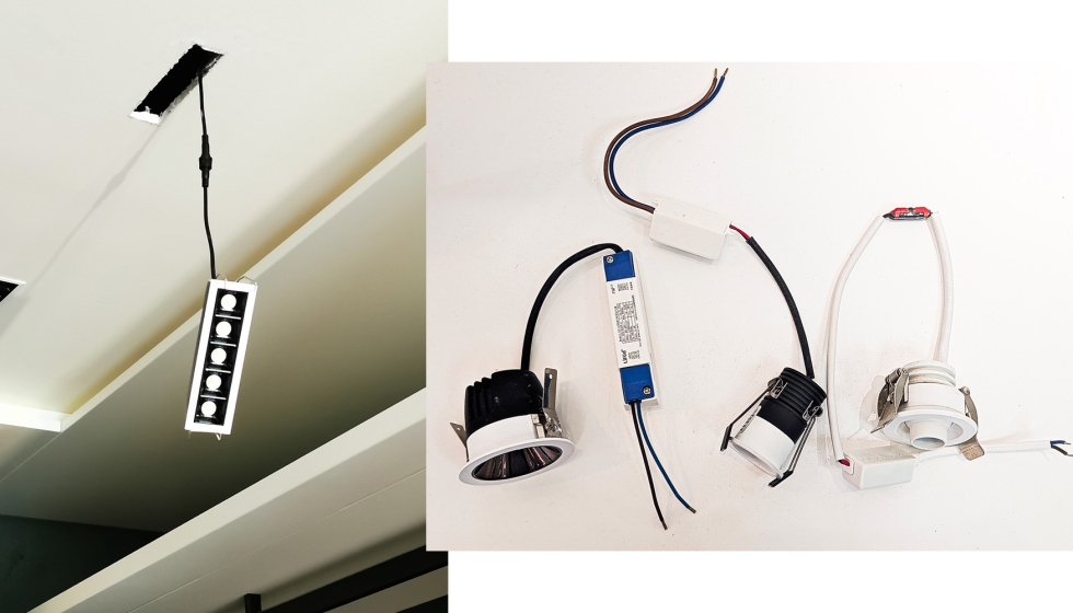 Es importante que los drivers de las luminarias empotrables tengan las dimensiones adecuadas para caber por el hueco de empotramiento...