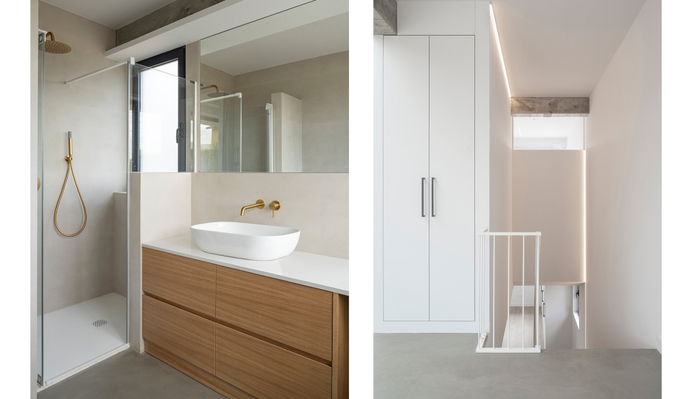 Detalle de Weber Floor Design Gris perla un revestimiento decorativo de suelos