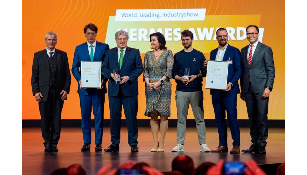 En la ceremonia de inauguraci�n de Hannover Messe 2026 tuvo lugar la entrega del Premio Hermes 2026...