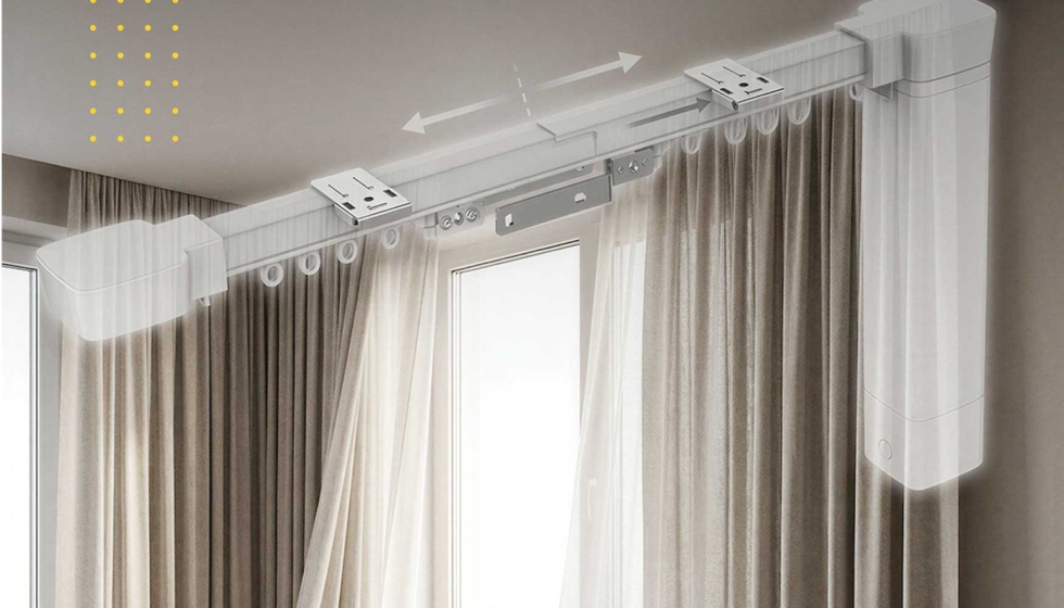 A-OK ha desarrollado el motor A-50 Plus WIFI para el accionamiento autom�tico de cortinas tradicionales