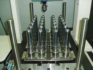 Validacin mediante sistemas de calibracin del lado mvil del til de ensayo de 12 cavidades en las instalaciones de...