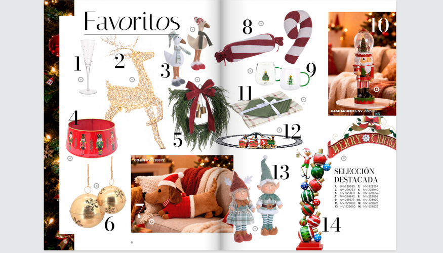 Item International ha avanzado el lanzamiento del cat�logo de Navidad