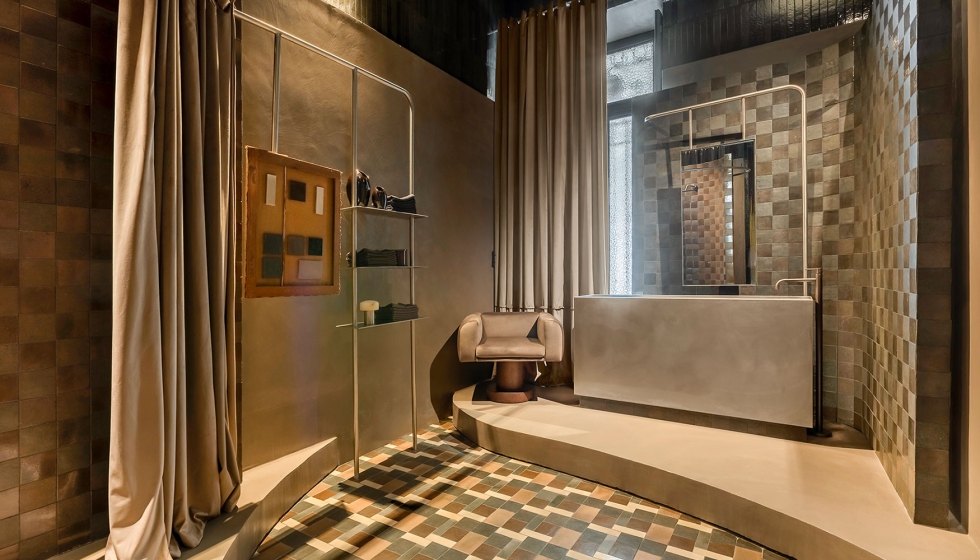 Estudio Querencia ha concebido este proyecto como una reinterpretaci�n contempor�nea de una suite de hotel...