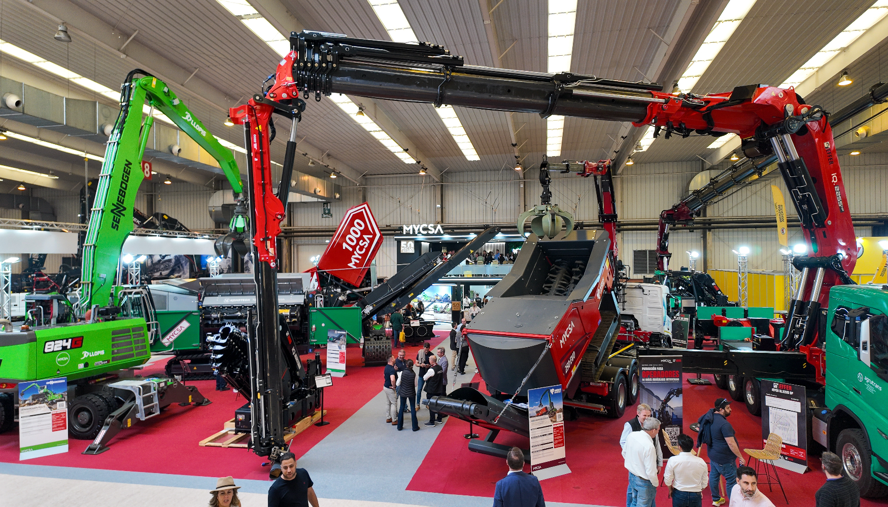 En el stand de Mycsa los asistentes pudieron ver una amplia representaci�n de las soluciones que ofrece la compa��a