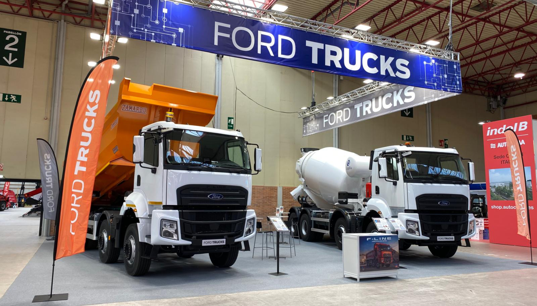 Stand interior de Ford Trucks en el Pabell�n 1 de Smopyc 2026