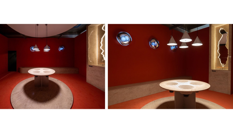 Inspirada en la geometr�a cambiante del hielo �rtico...