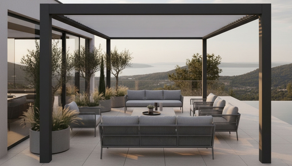 La p�rgola bioclim�tica V�rtika de Grupo Ayuso ampl�a las posibilidades de confort y eficiencia en espacios exteriores