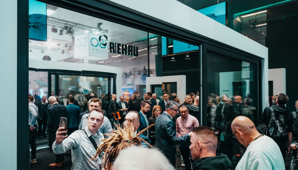 Rehau Window Solutions recibi� en su stand en Fensterbau Frontale a gran n�mero de visitantes