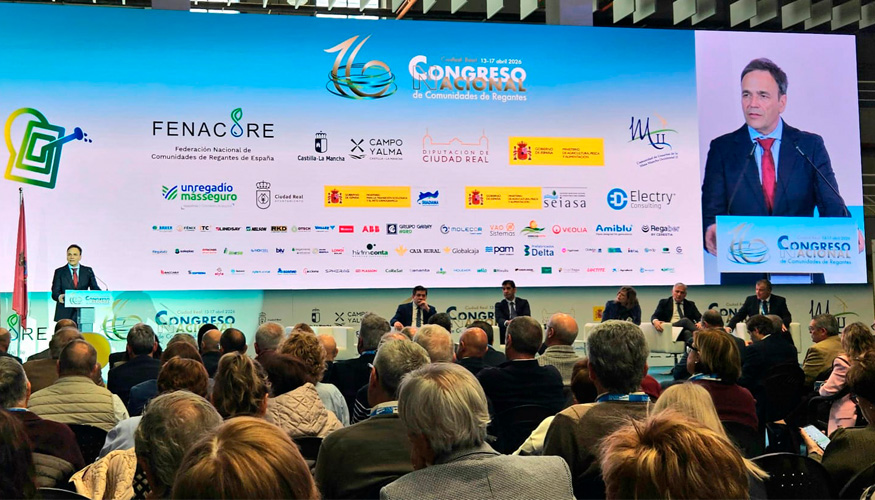 El Congreso puso el foco en el papel de los regantes y en la gesti�n eficiente del agua como asunto estrat�gico de pa�s