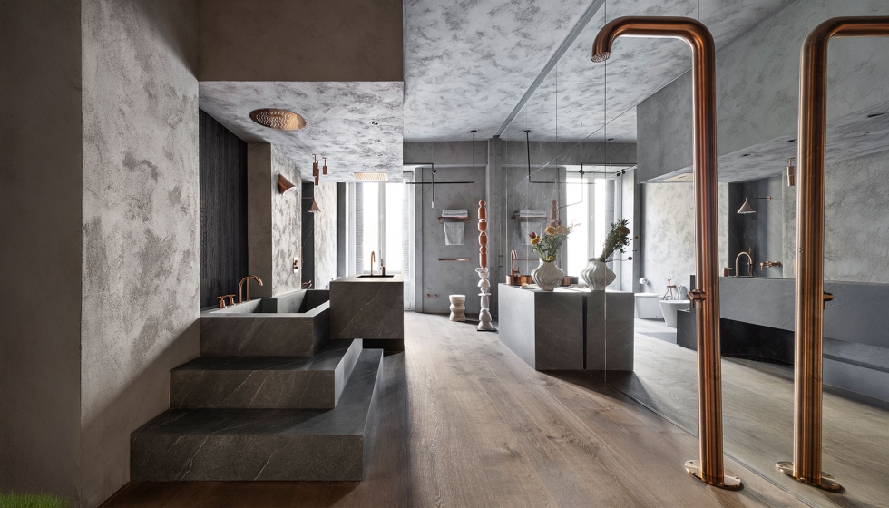 Ofuro plantea una nueva manera de habitar el ba�o, inspirada en la ceremonia japonesa de inmersi�n y en el valor del agua como elemento esencial...