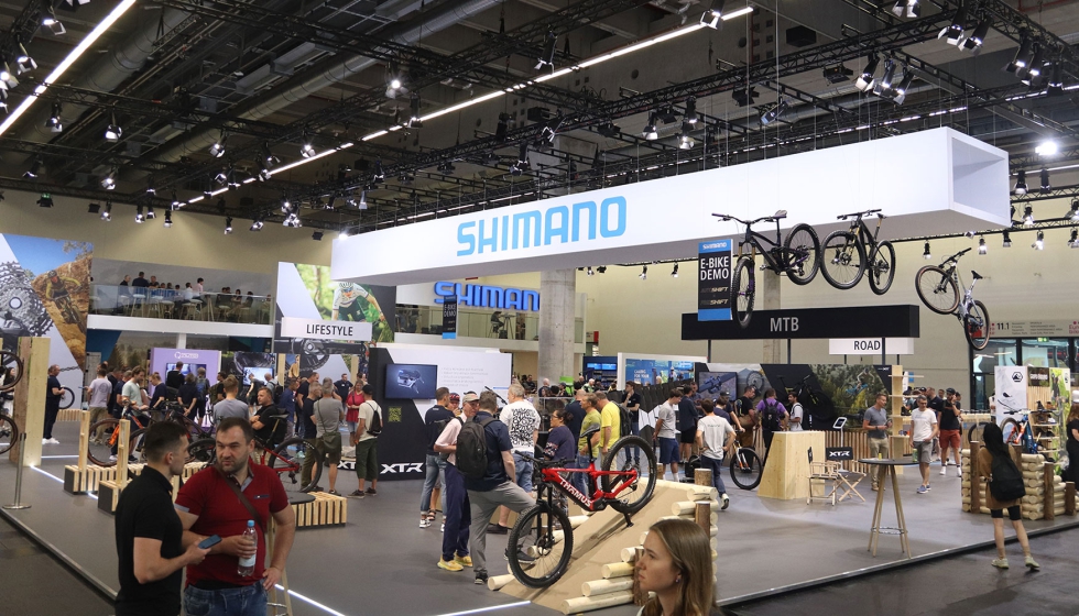 Stand de Shimano en Eurobike 2025