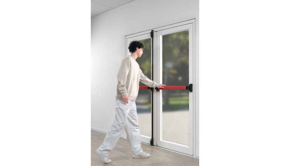 Alpha puede aplicarse en puertas interiores, perimetrales o cortafuegos