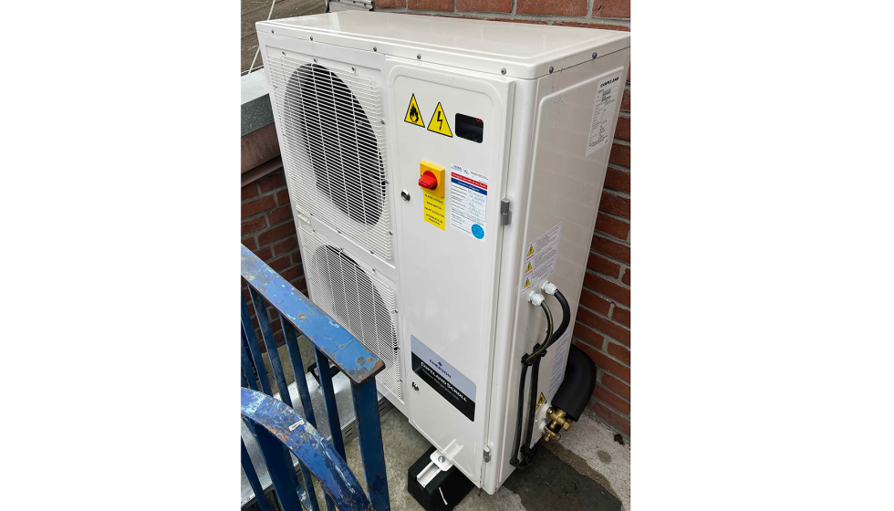 Grupo de condensaci�n para la c�mara fr�a positiva