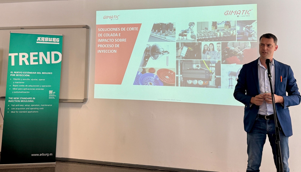 Mathieu Renaud e Gimatic, present� soluciones de corte de colada automatizada y su impacto en el proceso de inyecci�n...