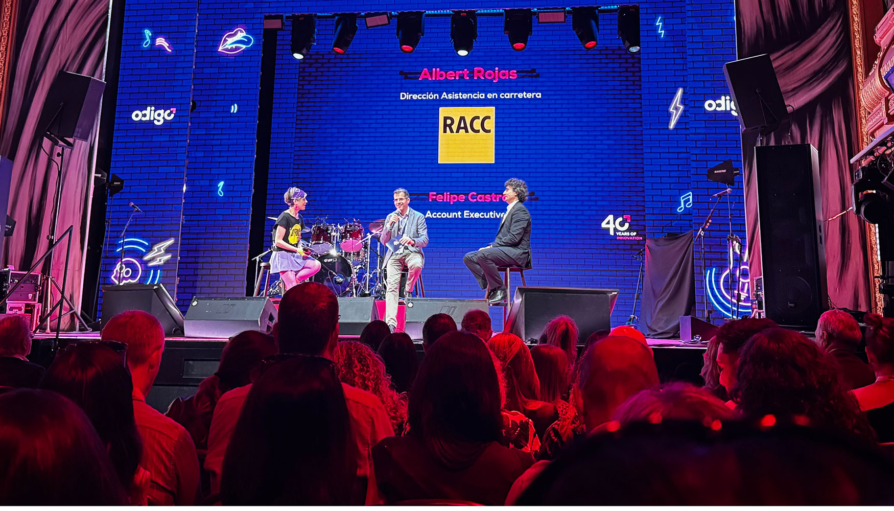 Albert Rojas, director de Operaciones y Centros de Contacto 24/7 del RACC, durante su intervenci�n en el Odigo CX Day...