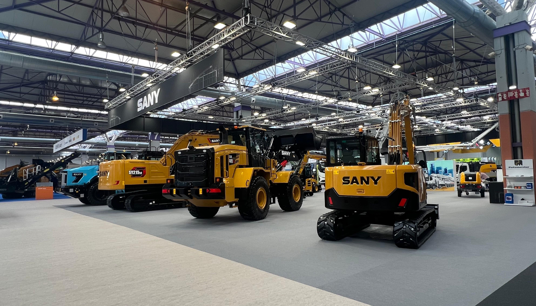 �rea de exposici�n de SANY en Smopyc 2026