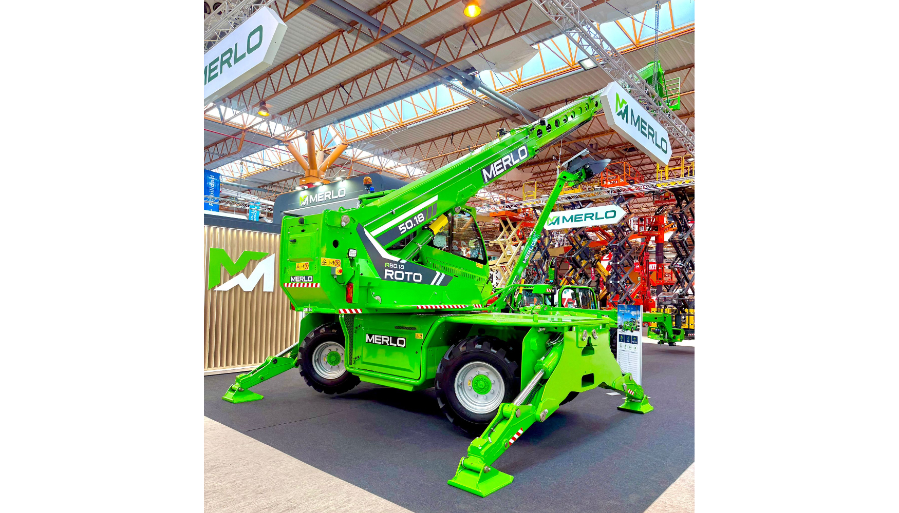 Nuevo ROTO 50.18, uno de los grandes protagonistas del stand de Merlo Ib�rica en Smopyc 2026