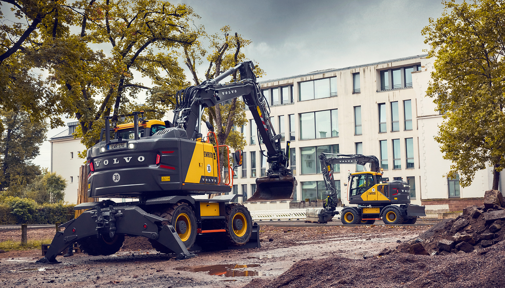 Excavadoras de ruedas EWR170 y EWR150
