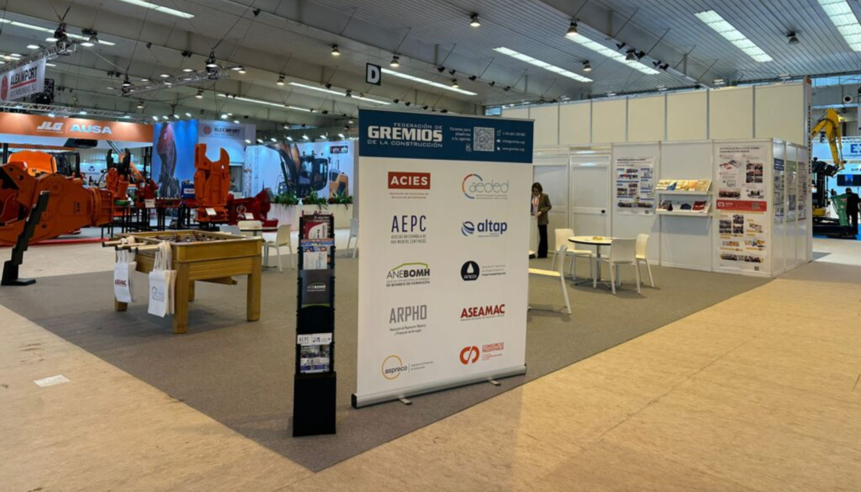 Stand de la Federaci�n de Gremios en Smopyc 2026, donde estuvo representado Anebomh