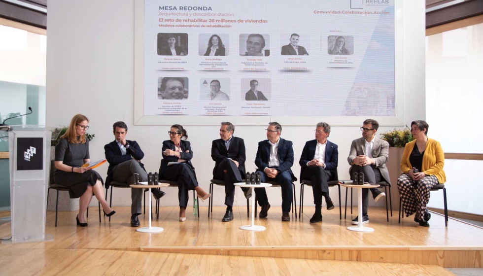 Imagen de la presentaci�n de la iniciativa en la sede del COAM