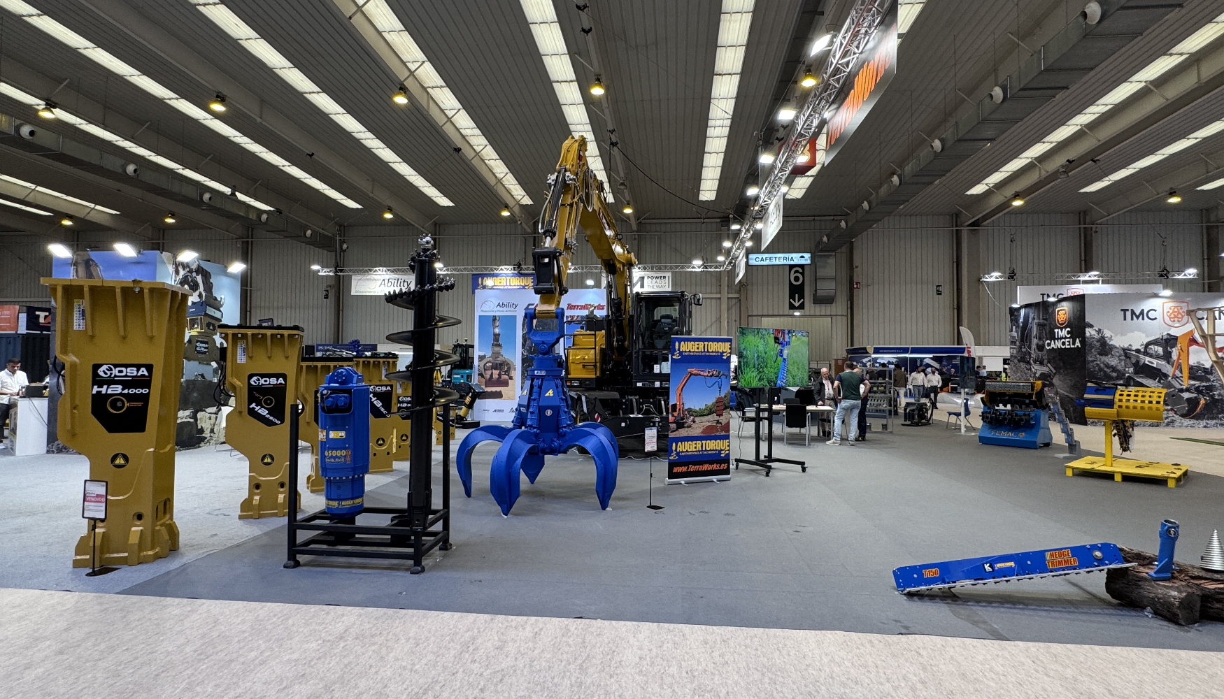 Vista general del stand de Ability Maquinaria y Medio Ambiente en Smopyc 2026