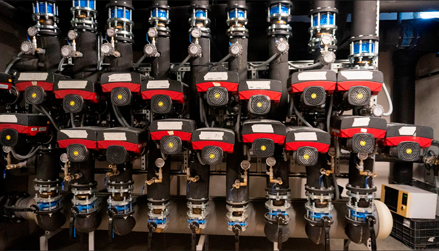 Bombas de la sala de producci�n m�dulo 1