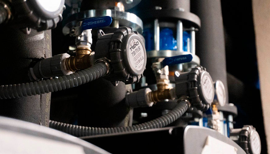 Contador t�rmico de la sala de producci�n m�dulo 1