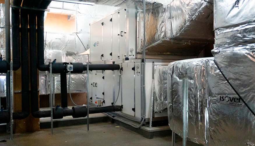 Unidad de Tratamiento de Aire (UTA) de la sala de producci�n m�dulo 3