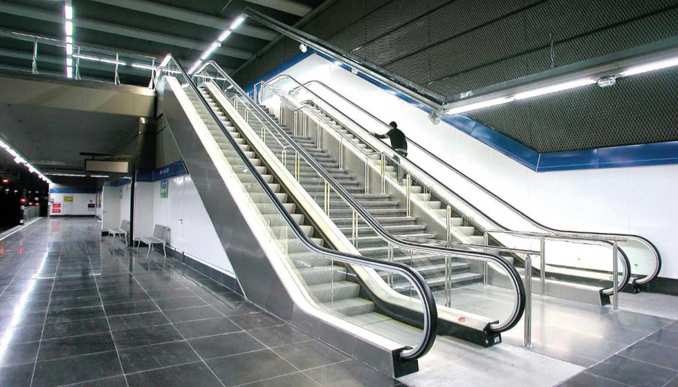 Actualmente el suburbano madrile�o cuenta con un total de 578 ascensores y 1...