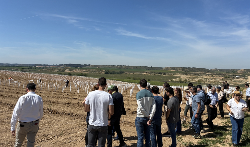 Visita de campo en bodegas Raimat