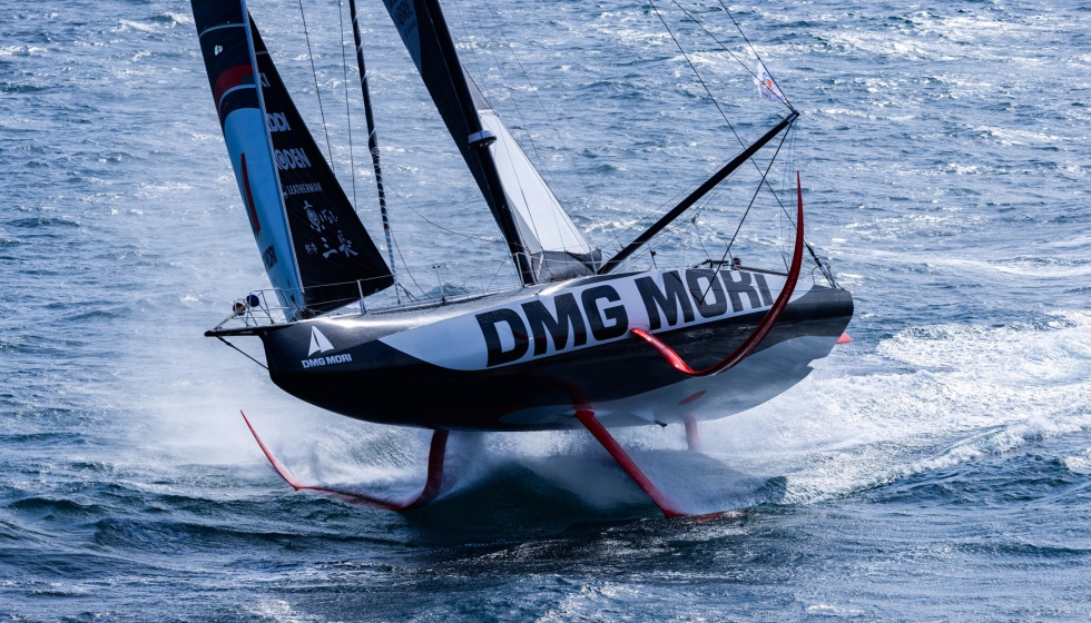 El yate oce�nico de la IMOCA �DMG MORI Global One� es un s�mbolo de precisi�n en condiciones extremas...