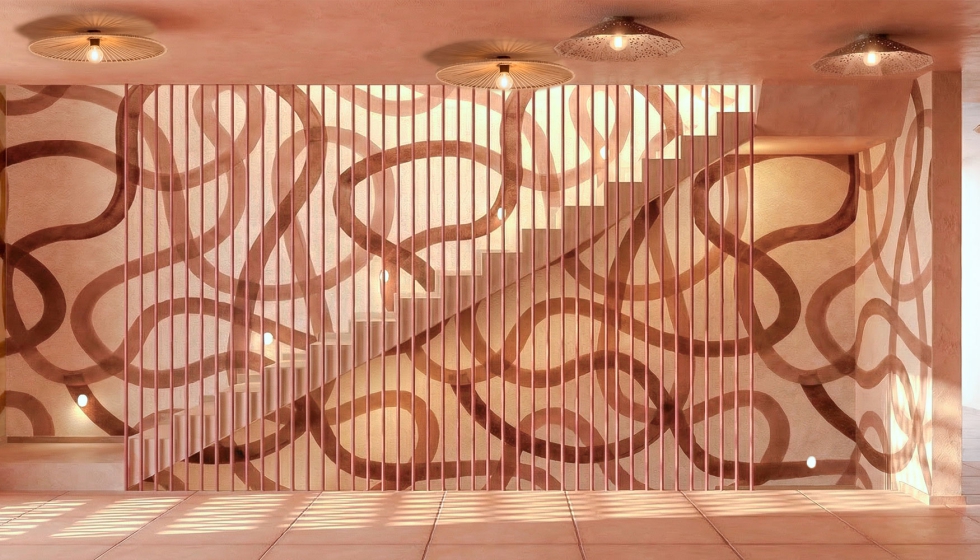 La primera fase del proyecto constituye el punto de partida del 'masterplan', concebida como un entorno privado rodeado de agua...