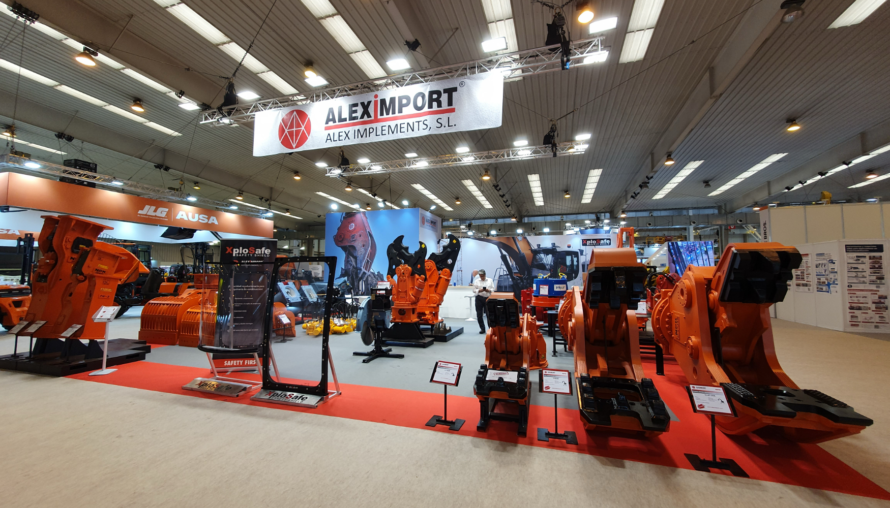 Stand de Alex Implements en Smopyc 2026